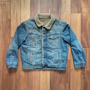 Old Navy Vintage Distressed Denim Jacket (L)